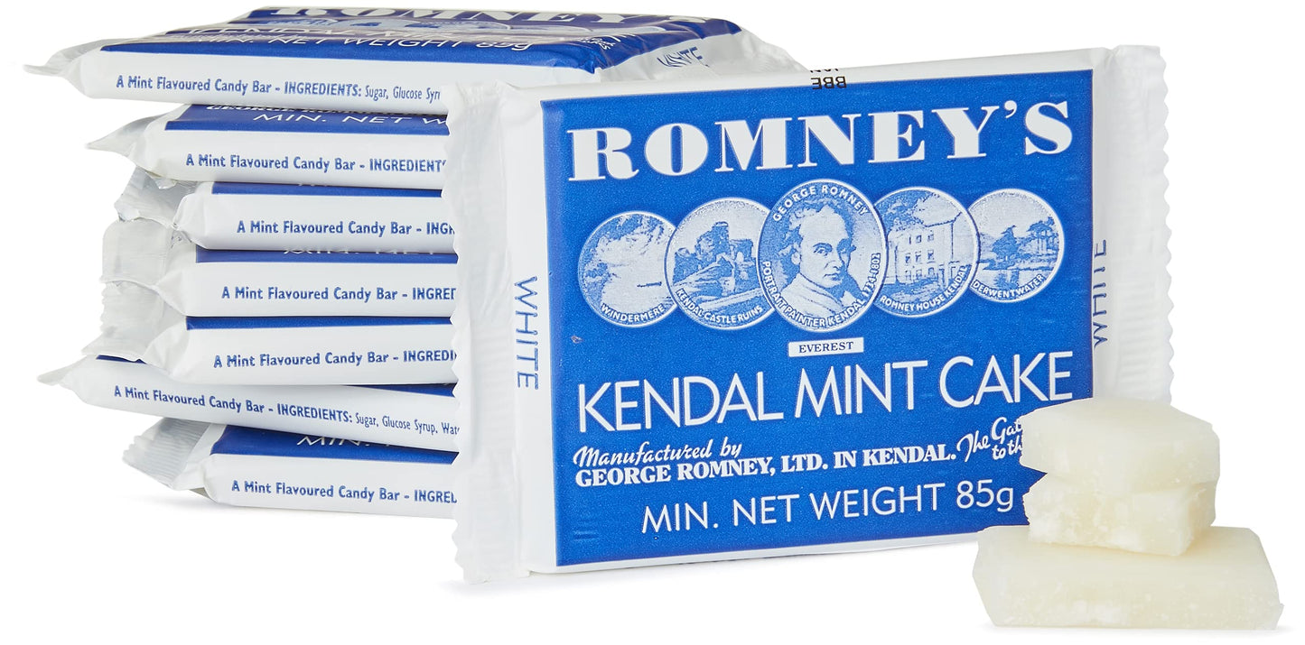 Romney's Kendal Mint Cake 85 g (Pack of 8)