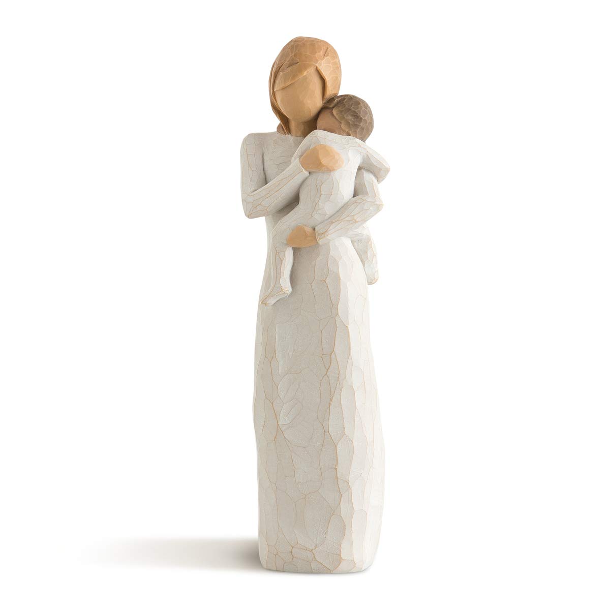 Willow Tree Child of My Heart, Into My World You Came, Bringing Sun into My Life, Making Family Our Name, for New, Adoption, or Blended Families, Sculpted Hand-Painted Figure