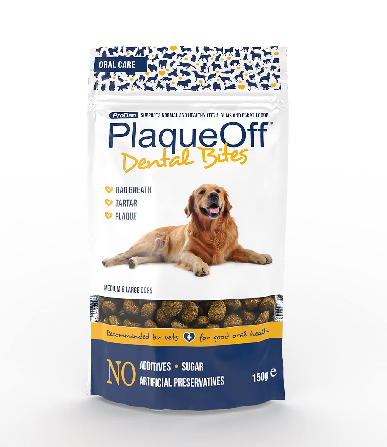 Proden Plaqueoff Dental Bites Dog, 150 G