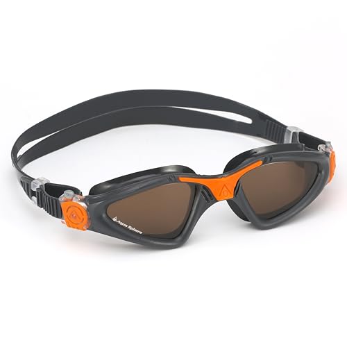 Aquasphere Unisex Adult Kayenne Swimming Goggles (One Size) (Black/Orange)