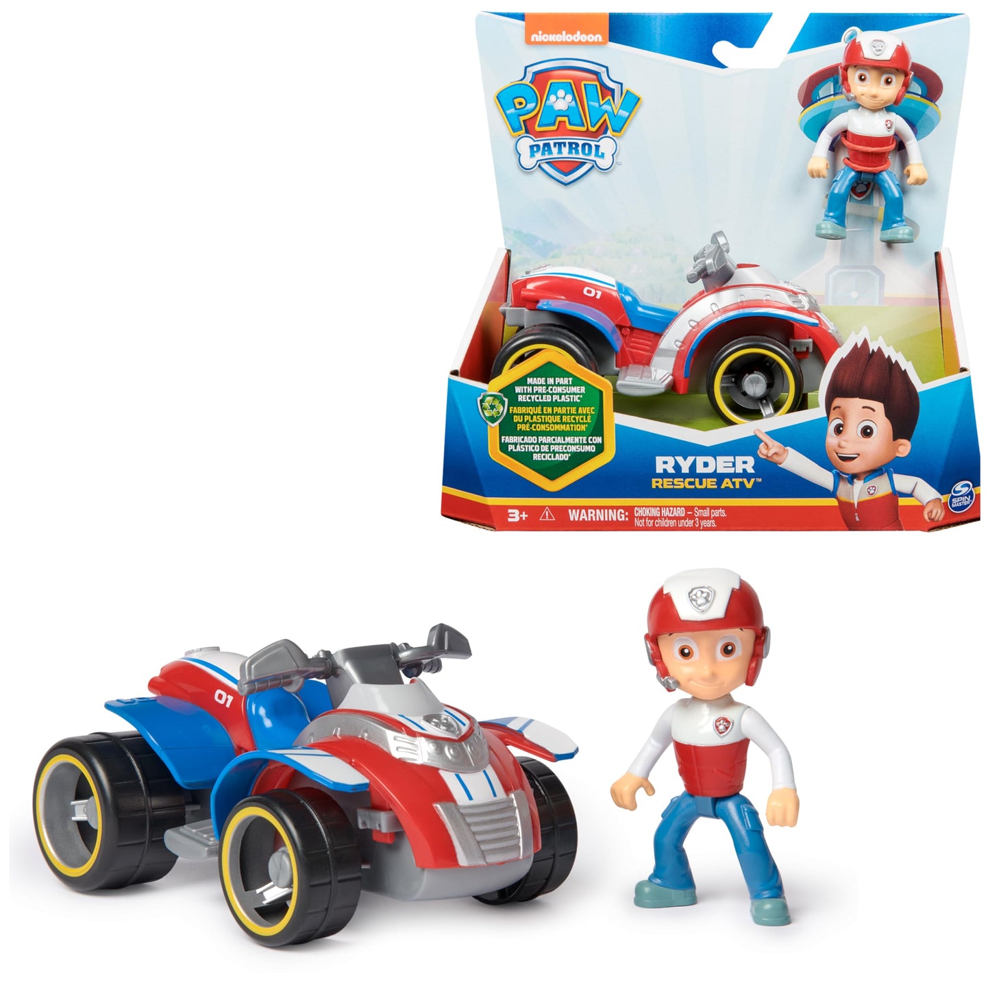 PAW Patrol, Ryder’s Rescue ATV, Small, Black