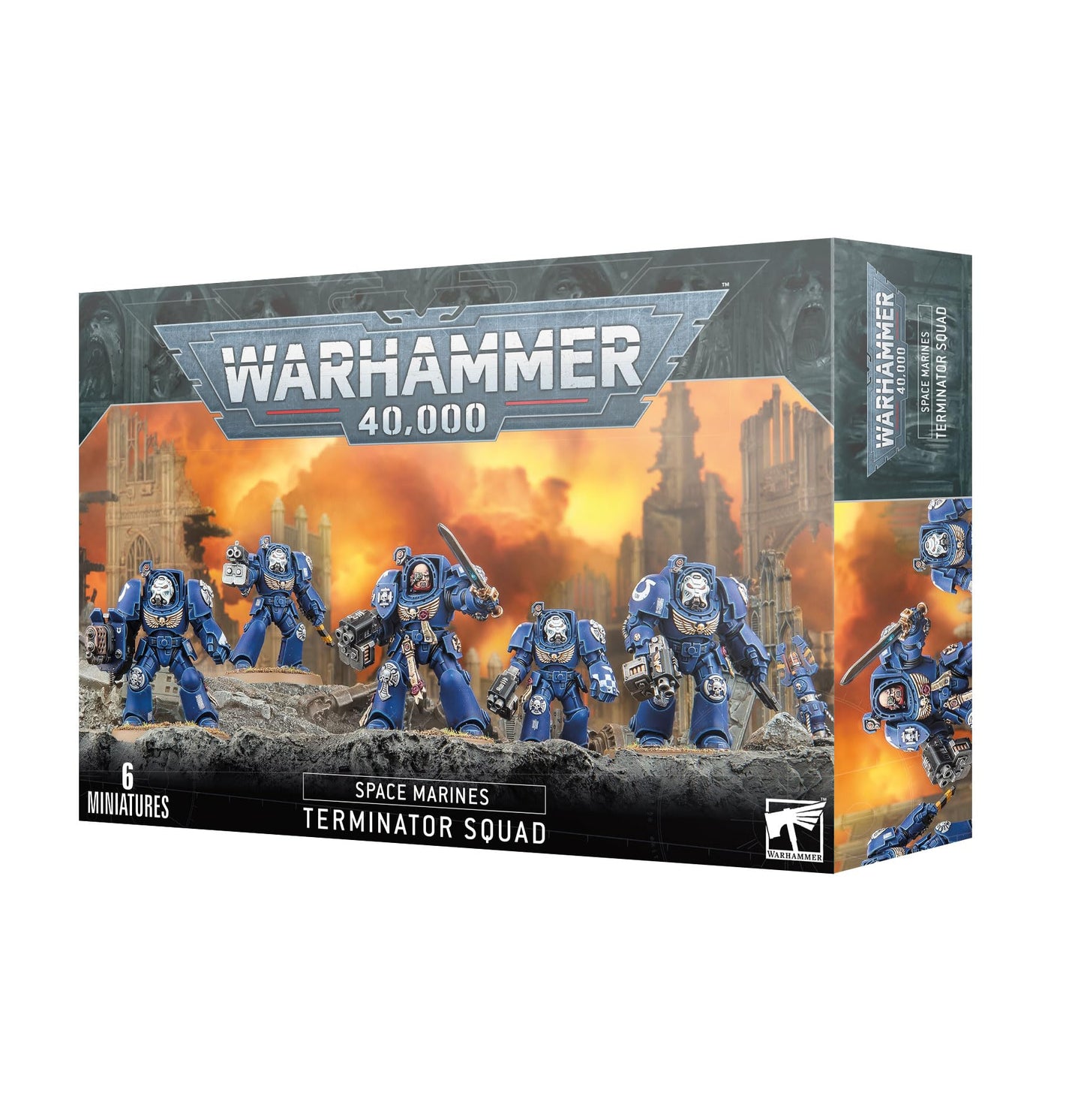 Games Workshop - Warhammer 40,000 - Space Marines: Terminator Squad (2023 Edition), Blue