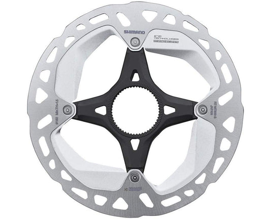 SHIMANO Rt-Mt800 Centerlock Disc Rotor Grey, Internal Serration Lockring, 160Mm