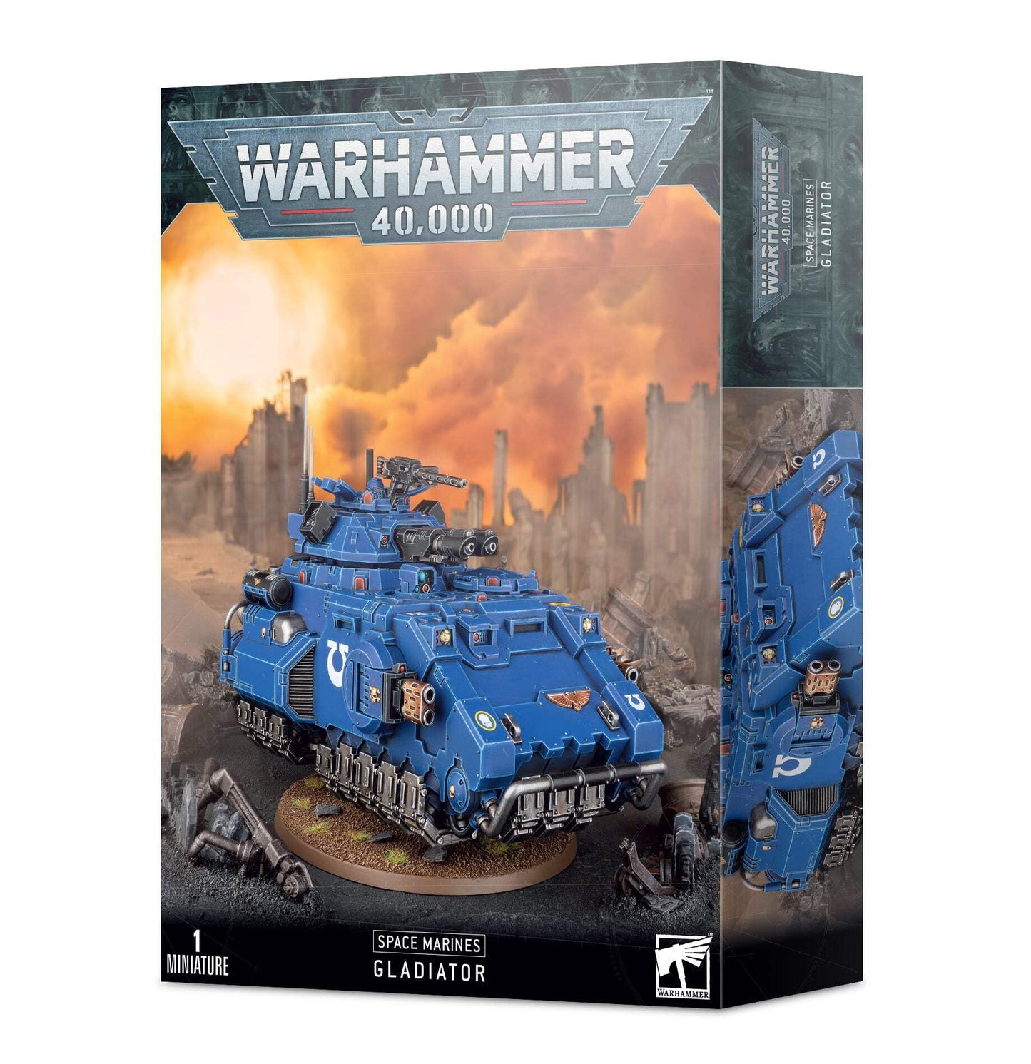 Games Workshop Warhammer 40k - Space Marine Gladiator Black GAW48-37-99-12-01-01-282