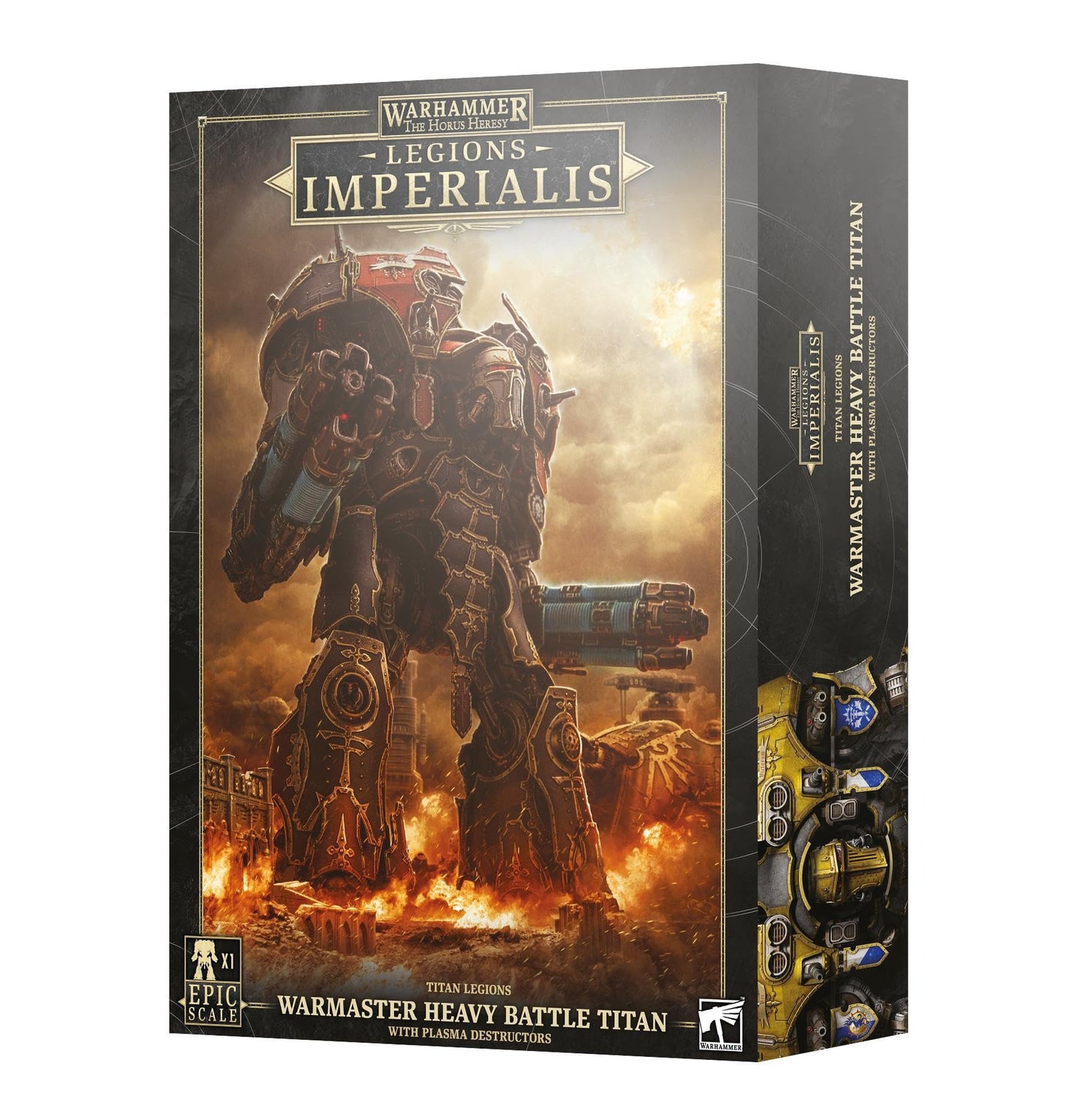 Warhammer Games Workshop Legions Imperialis - Warmaster Heavy Battle Titan with Plasma Destructors [Epic Scale]