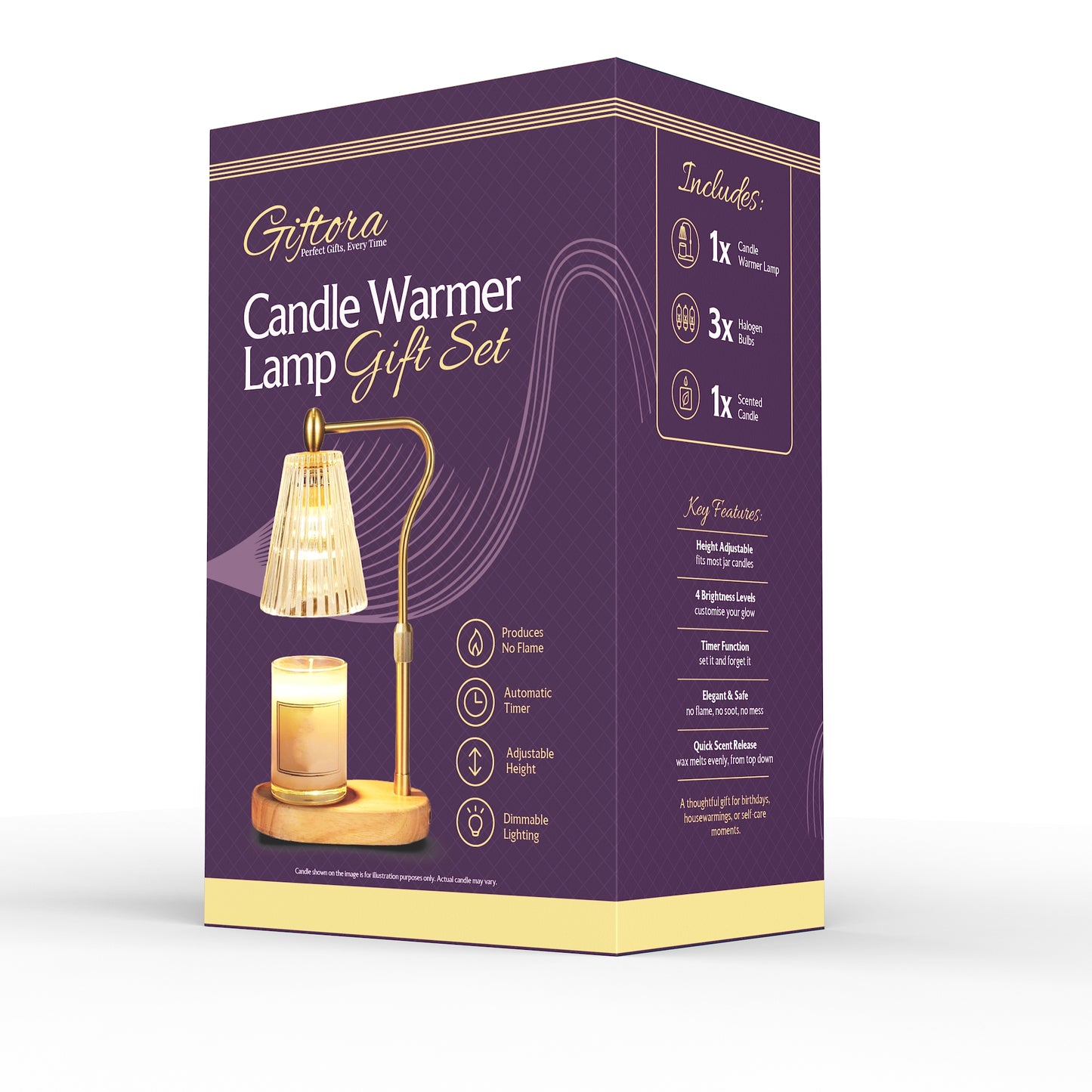 Giftora Candle Warmer Lamp Gift Set