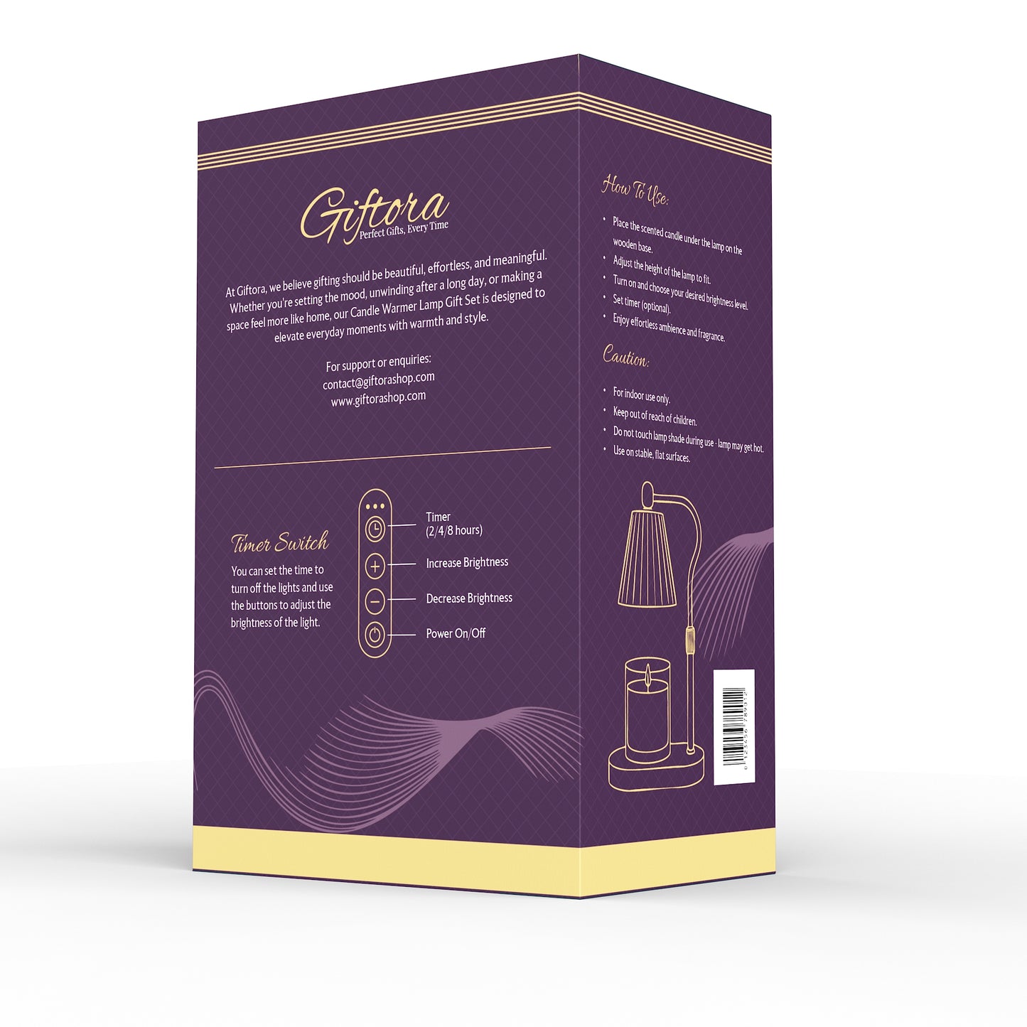 Giftora Candle Warmer Lamp Gift Set